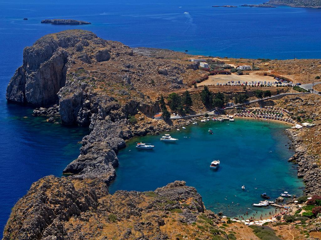 Lindos Comfy Suites Eksteriør billede