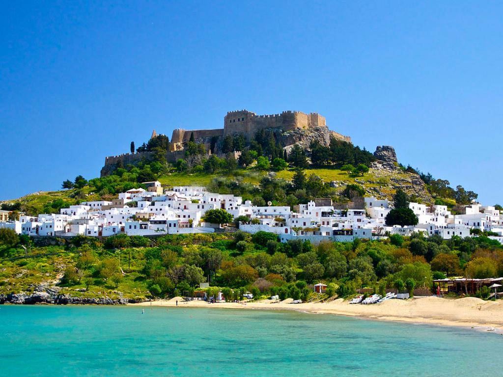 Lindos Comfy Suites Eksteriør billede